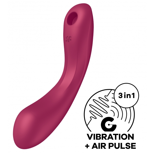 Curvy Trinity 1 Satisfyer Pink Clitoral Stimulator