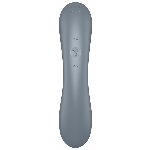 Stimolatore clitorideo Curvy Trinity 1 Satisfyer Grigio