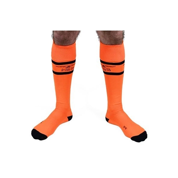Urban Football Socks Orange Neon