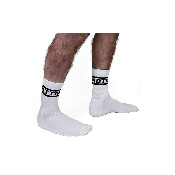 White socks BTTM x2 Pairs