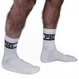 Calcetines PIG blancos x 2 Pares