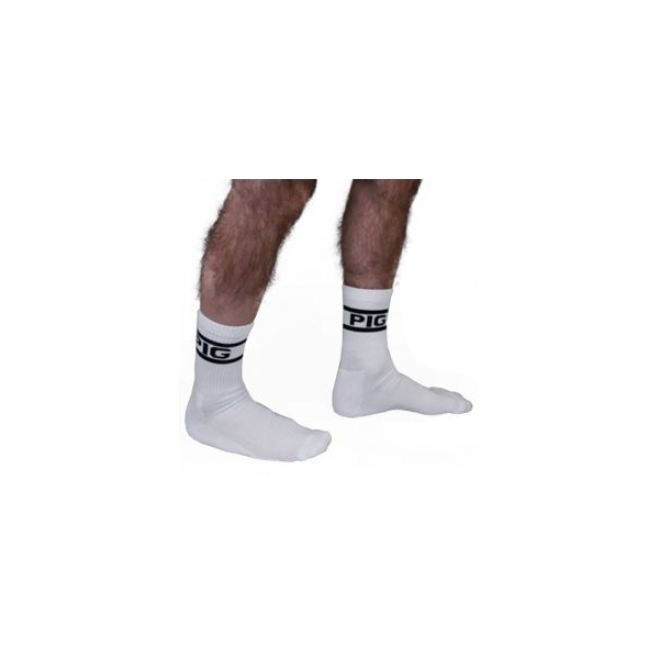 Calcetines PIG blancos x 2 Pares