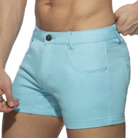 SummerTurquoise 5 Pockets Short