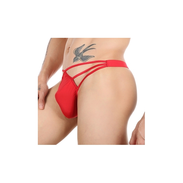 Tanga sexy Batavio rojo