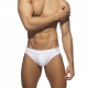 Allover Zip swim trunks White