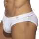 Allover Zip swim trunks White