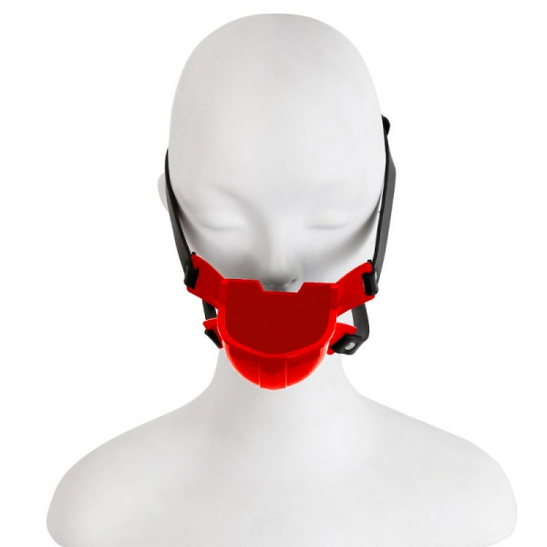 Water Cup Gag With Strap Red