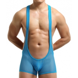 MenSexyWear Sexy hemdje Tocki Blauw