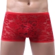 Joao Red lace boxer shorts