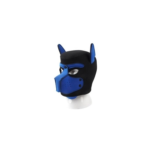 Masque Puppy Néoprène Dog On Noir-Bleu