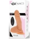 Silicone Vibrating Dildo Light skin tone