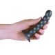 Plug en silicone BEADED G-SPOT S 13 x 2.5cm Gris