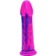 Dildo in silicone Meryl 18 x 5cm Rosa-Blu