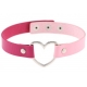 Ras de cou HEART DUO Rose-Fuchsia