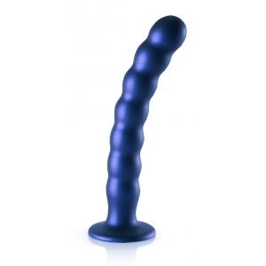 Ouch! Plug Beaded G-Spot L 20.5 x 3.2cm Bleu