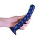 Plug com contas G-Spot L 20,5 x 3,2cm Azul