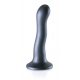 Plug Curvy G-Spot 17 x 3,5cm Cinzento