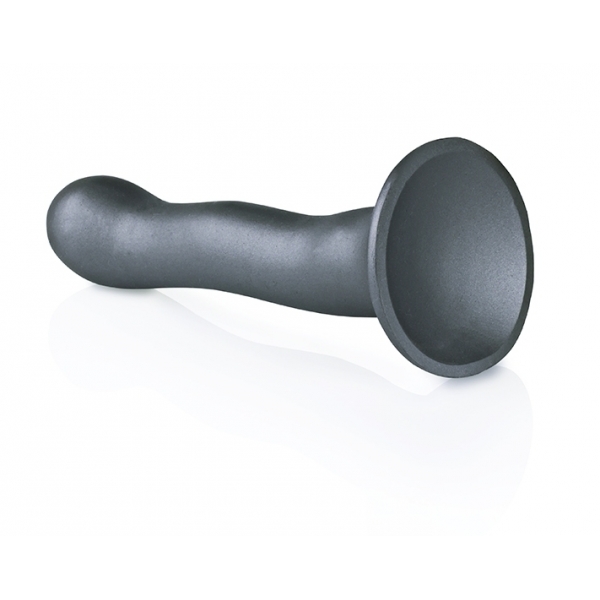 Plug Curvy G-Spot 17 x 3,5cm Cinzento