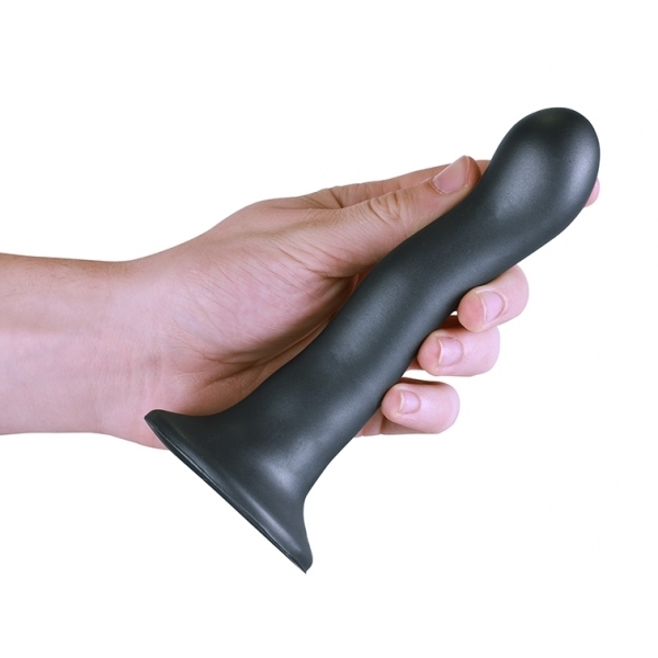 Plug Curvy G-Spot 17 x 3,5 cm Grigio