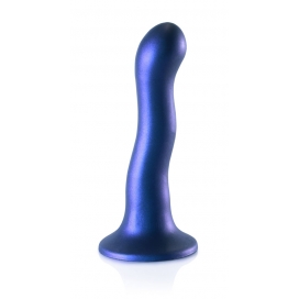 Plug Curvy G-Spot 17 x 3,5cm Azul