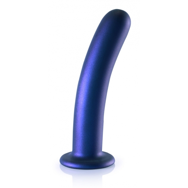 Plug liscio G-Spot L 17 x 3,5 cm Blu