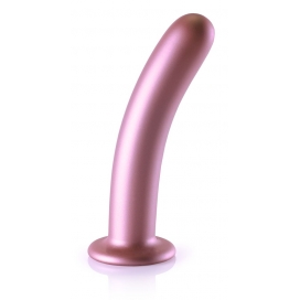 Ouch! Plug en silicone SMOOTH G-SPOT L 17 x 3.5cm Rose