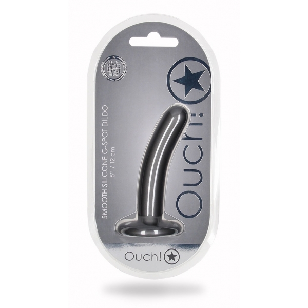 Plug Smooth G-Spot S 12 x 2,4cm Grijs