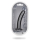 Plug Smooth G-Spot M 14.5 x 3cm Grey