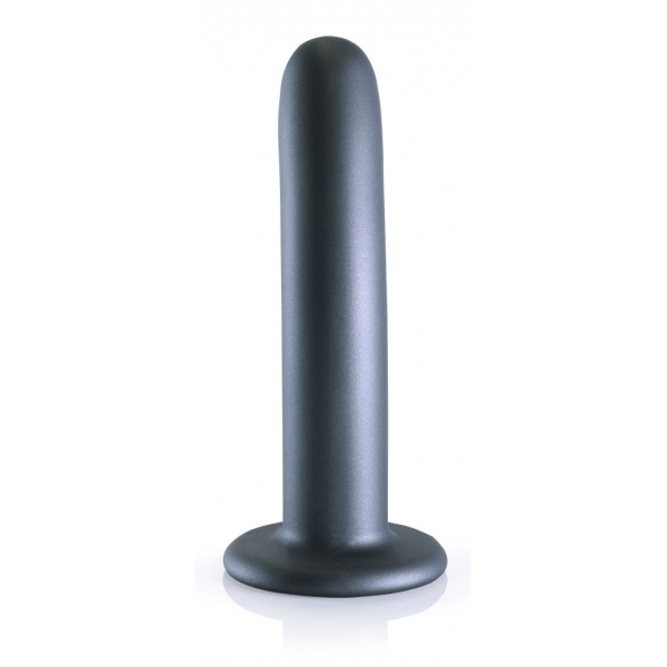 Plug Smooth G-Spot M 14,5 x 3cm Cinzento