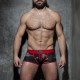 Jock Boxer Camo Stripe Fetish Red