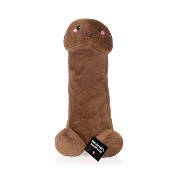 Pene di peluche 28 cm marrone