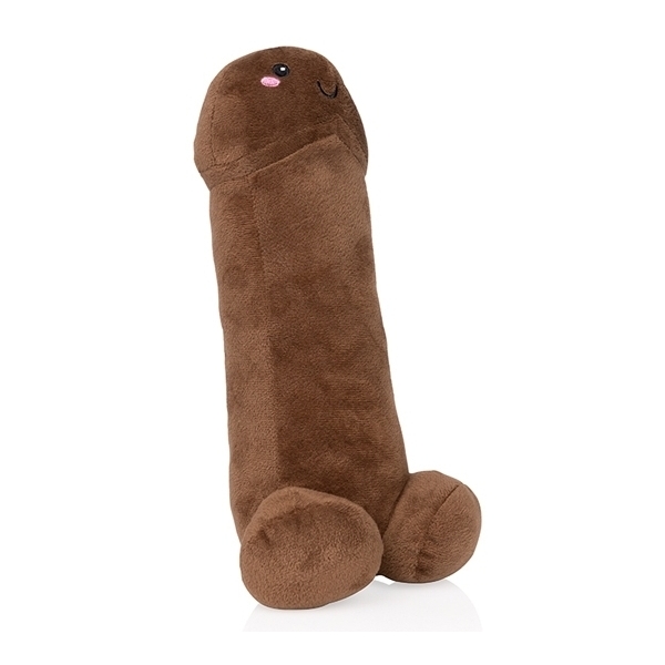 Pluche Penis 28cm Bruin