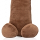 Pene de Peluche 28cm Marrón