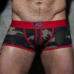 AD Fetish Jock Boxer Camo Stripe Fetish Red