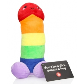 Rainbow Penis Plush 30cm