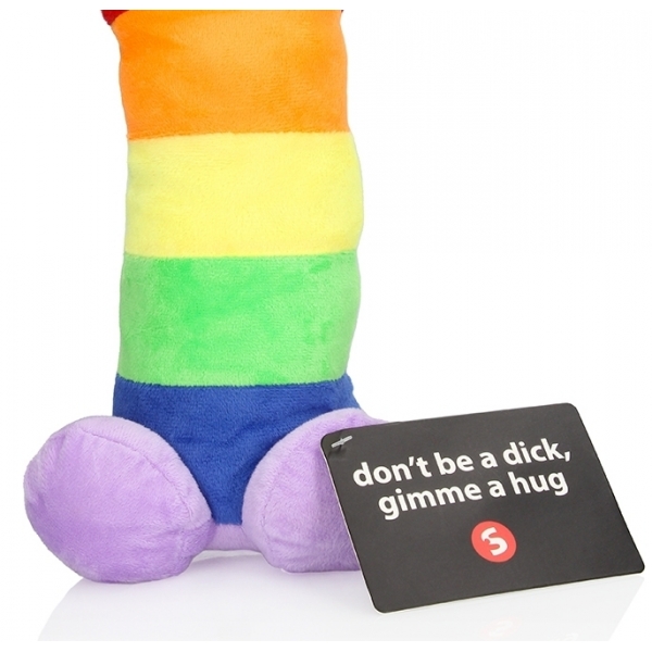 Rainbow Penis Plush 30cm