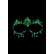 Glow Jewelry glow-in-the-dark rhinestone eye contour stickers