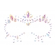 Stickers Strass Contours des Yeux phosphorescents Glow Jewelry