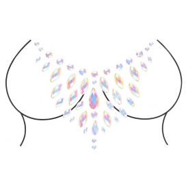 Ouch! Glow Stickers Strass Décolleté Phosphorescents Glow Chest