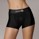 Vibrierende Boxer Strap-On Boxer Schwarz