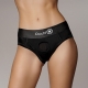 Cueca de corte alto Strap-On Preto