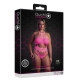 Body mit griechischem Ausschnitt Fluo-Pink