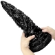 Alien Large PVC Butt Plug BLACK