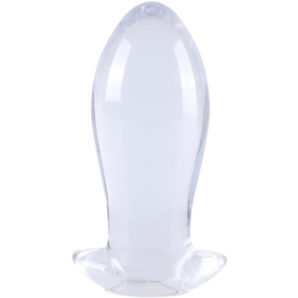 Dragon Egg Transparent PVC Butt Plug S