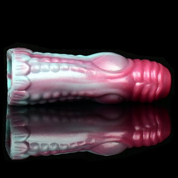 Monster Listz penis case 10 x 4cm Blue-Pink