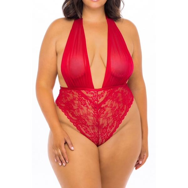 Aria Red Bodysuit grande