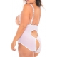 Body de Encaje Blanco Amber Grande