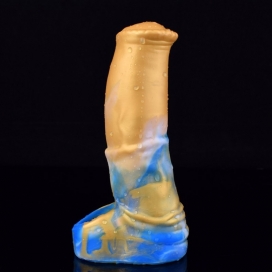 ExtendMyDick Monster Jump Penis Sleeve 15 x 4,5cm Blauw-Geel