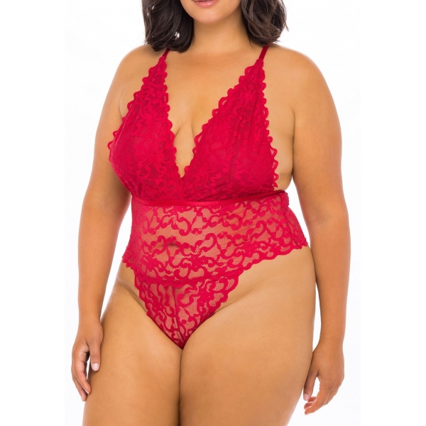 Jeana Red Bodysuit grande