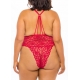 Body JEANA Rouge Grande Taille